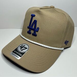 47 Brand Los Angeles Dodgers Core Classic Rope Beige Hitch Snapback Hat
